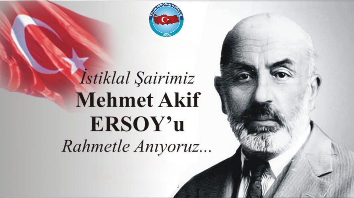 Milli Şairimiz Mehmet Akif ERSOY'un 88. Ölüm Yıl Dönümü